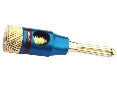 Wtyk bananowy niebieski