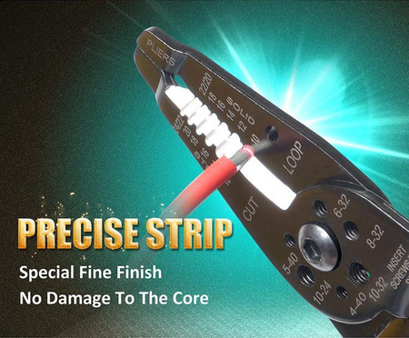 ZACISKARKA KONEKTORÓW ŚCIĄGACZ OBCINACZ CP-412G PROSKIT