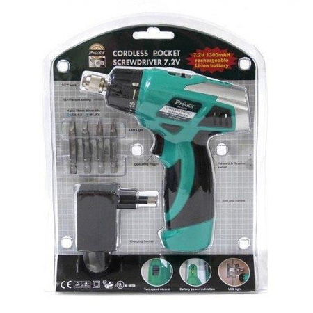WKRĘTARKA AKUMULATOROWA LI-ION PT-0721F PROSKIT