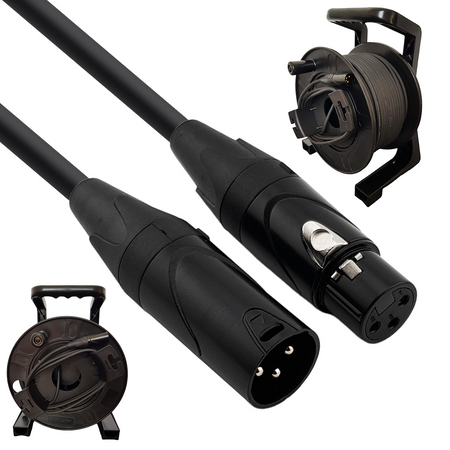 KABEL XLR NA BĘBNIE 70m MIKROFONOWY 3PIN RED'S MUSIC MĘSKI ŻEŃSKI