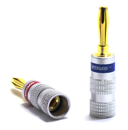 KABEL GŁOŚNIKOWY BANAN 2m 2x4mm2 KLOTZ MIEDŹ OFC LY240 WTYK BANANOWY