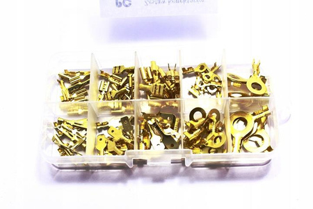 ZESTAW KONEKTORÓW SAMOCHODOWYCH 90 SZT + RURKI