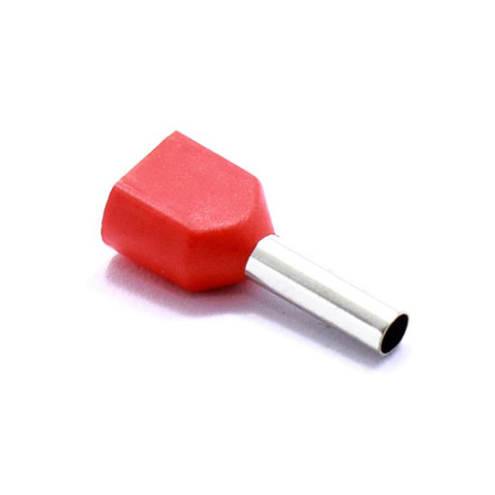 TULEJKA KABLOWA IZOLOWANA PODWÓJNA 2x1 mm TULEJKI PODWÓJNE 1mm 100szt