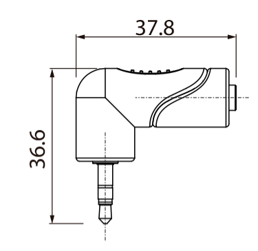PRZEJŚCIÓWKA ADAPTER JACK 3.5 MINI 3.5 TRS RPAN200 KĄTOWY AUX 3,5 ROXTONE