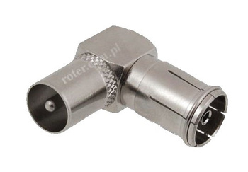 VITALCO KĄTOWY ADAPTER WTYK TV GNIAZDO TV