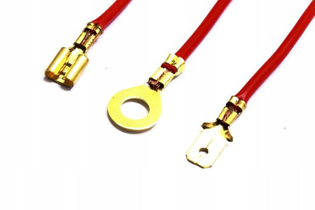 ZESTAW KONEKTORÓW SAMOCHODOWYCH 90 SZT + RURKI