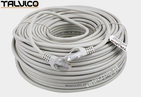 Patch cord UTP kat.5e 50m szary 5P41