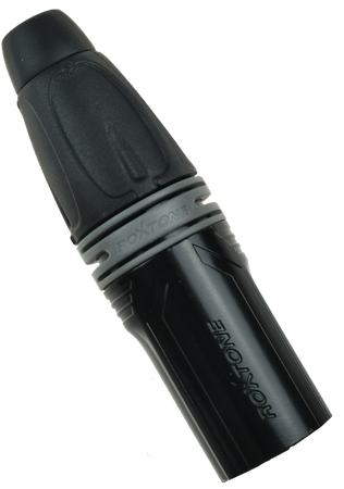 PIERŚCIEŃ RING NA WTYK XLR ROXTONE SZARY