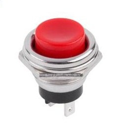 PRZEŁĄCZNIK PRZYCISKOWY OKRĄGŁY 2A 250V OFF-(ON)