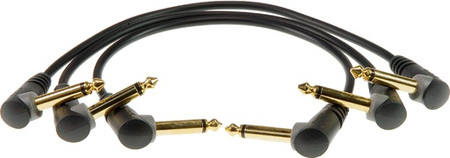 KABEL DO EFEKTÓW KĄTOWY JACK 6.3MM 3X15CM KLOTZ