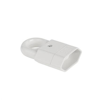 Gniazdo sieciowe płaskie z uchwytem 2,5a 250v