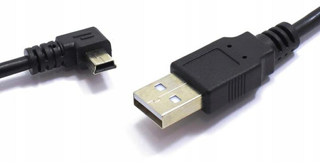 KABEL MINI USB KĄTOWY 1m VITALCO NAWIGACJA KAMERA DSF31