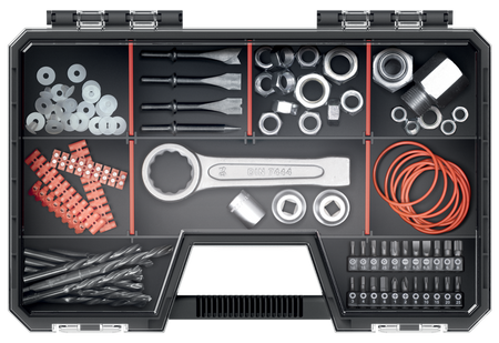 ORGANIZER NARZĘDZIOWY MODULAR SOLUTION KMS3020 294X194X60 Z PRZEGRODAMI