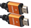 KABEL HDMI 2.0 4K 60HZ HDR 1M UHD ARC 3D GOLD HD ETHERNET PRZEWÓD