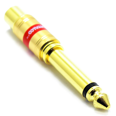 ADAPTER WTYK JACK 6,3 MONO GNIAZDO RCA VITALCO PRZEJŚCIÓWKA JACK 6.3 CINCH