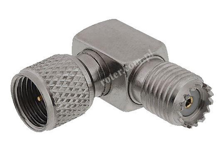 VITALCO KĄTOWY ADAPTER WTYK MINI UHF GNIAZDO MINI UHF