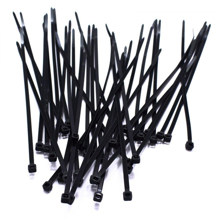 OPASKI KABLOWE 150/2.5 TRYTKI CZARNE 100 SZTUK