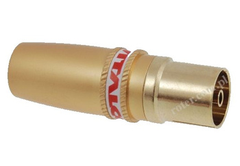 VITALCO GNIAZDO ANTENOWE ZŁOTE 7MM