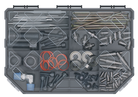 ORGANIZER SKRZYNKA NARZĘDZIOWA KUWETA TAGER 30 284x195x40 Z PRZEGRODAMI