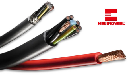 PRZEWÓD KABEL ZASILAJĄCY SIŁOWY LINKA CU PVC HELUKABEL JZ-600 5X4 1M