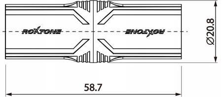 ADAPTER ŁĄCZNIK XLR MĘSKI WTYK WTYK RA3XMM ROXTONE