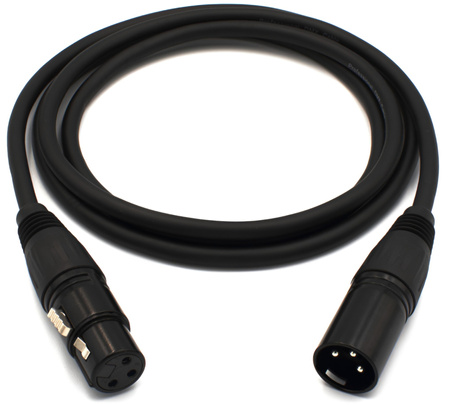 HEARON KABEL PRZEWÓD DMX AES/EBU 3M XLR 3PIN 110Ohm DO ŚWIATEŁ OŚWIETLENIA