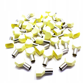 TULEJKA KABLOWA IZOLOWANA PODWÓJNA 2x16 mm TULEJKI IZOLOWANE 16mm 25szt