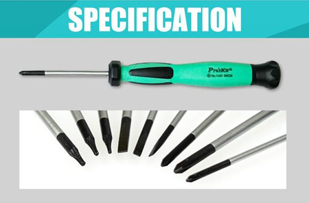 ZESTAW WKRĘTAKÓW ESD 9szt SD-0839 Proskit