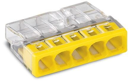 Wago szybkozłączka na drut oryginalna uniwersalna 5x2,5 10 sztuk