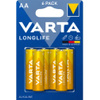 6x BATERIA VARTA LONGLIFE AA LR6 ALKALINE