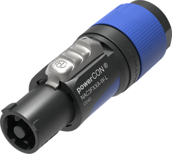 WTYK POWERCON ZASILAJĄCY NAC3FXXA-W-L NEUTRIK SIECIOWY