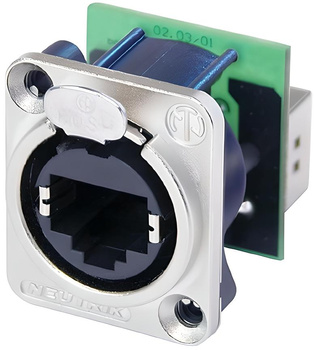 GNIAZDO RJ45 NE8FDP ETHERCON TABLICOWE NEUTRIK PANELOWE MONTAŻOWE  CAT 5E