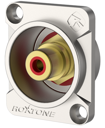 GNIAZDO PANELOWE RCA CINCH ROXTONE RF2D-N-R