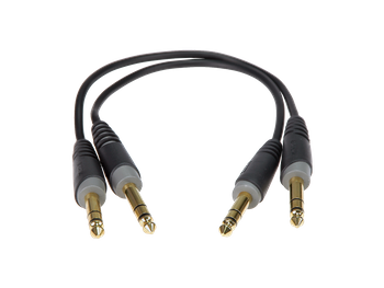 KABEL DO EFEKTÓW JACK 6.3 TRS 30CM  AUDIO KLOTZ 2X