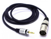 KABEL MIKROFONOWY 1,5M WTYK AUX JACK 3,5 STEREO - WTYK XLR MK31 VITALCO