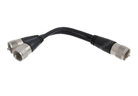 VITALCO TRÓJNIK UHF WTYK UHF 2X WTYK UHF PRZEWÓD