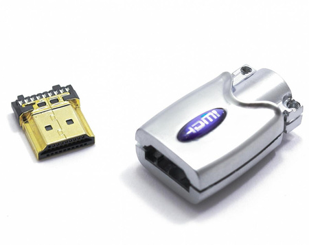 WTYK HDMI LUTOWANY DO MONTAŻU NA PRZEWÓD VITALCO