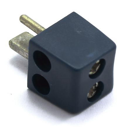 WTYK GŁOŚNIKOWY SKRĘCANY DIN 2 PROSTY UNITRA RADMOR NIEBIESKIE 10 SZTUK