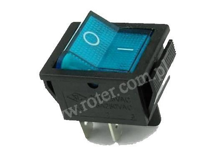 PRZEŁĄCZNIK PODŚWIETLANY NIEBIESKI AC