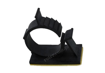 UCHWYT NA KABLE TS-1722 17-22mm CZARNY 1 SZTUKA