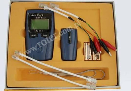 MIERNIK TESTER SIECI KAT.5 TL-828A UTP RJ45 RJ11