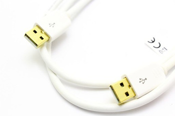 KABEL USB WTYK - WTYK 1M BIAŁY VITALCO DSKU11