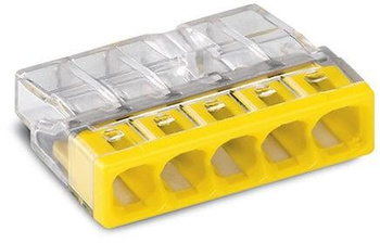 Wago szybkozłączka na drut oryginalna uniwersalna 5x2,5 10 sztuk