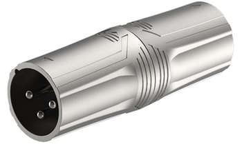 ADAPTER ŁĄCZNIK XLR MĘSKI WTYK WTYK RA3XMM ROXTONE