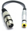 ADAPTER XLR ŻEŃSKI GNIAZDO JACK 6,3 STEREO VITALCO PRZEJŚCIÓWKA GNIAZDO JACK 6.3 GNIAZDO XLR