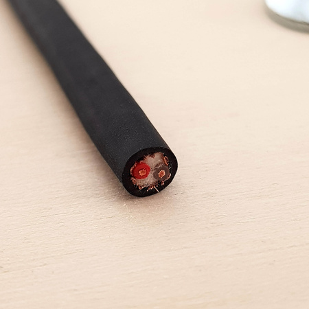 KABEL MIKROFONOWY THIN MIC-T100 2x0.23 REDS OFC 100M