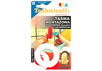Technicqll Taśma montażowa dwustronna 1,5mx19mm