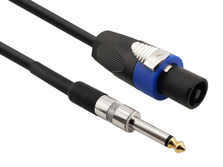 KABEL GŁOŚNIKOWY 2X1,5MM2 SPEAKON DUŻY JACK 6.3MM TS MONO SP1230 3M
