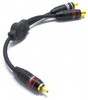 ADAPTER TRÓJNIK WTYK RCA 2X GNIAZDO RCA VITALCO