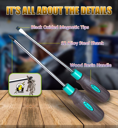 ZESTAW WKRĘTAKÓW OLEJOODPORNYCH 2 SZT SD-9523 PROSKIT